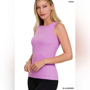 Women’s Ribbed Scoop Neck Tank Top